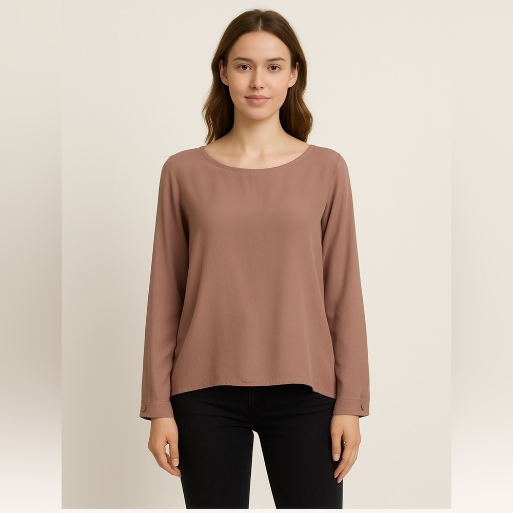 Club Monaco 100% Silk Blouse | Size Small
